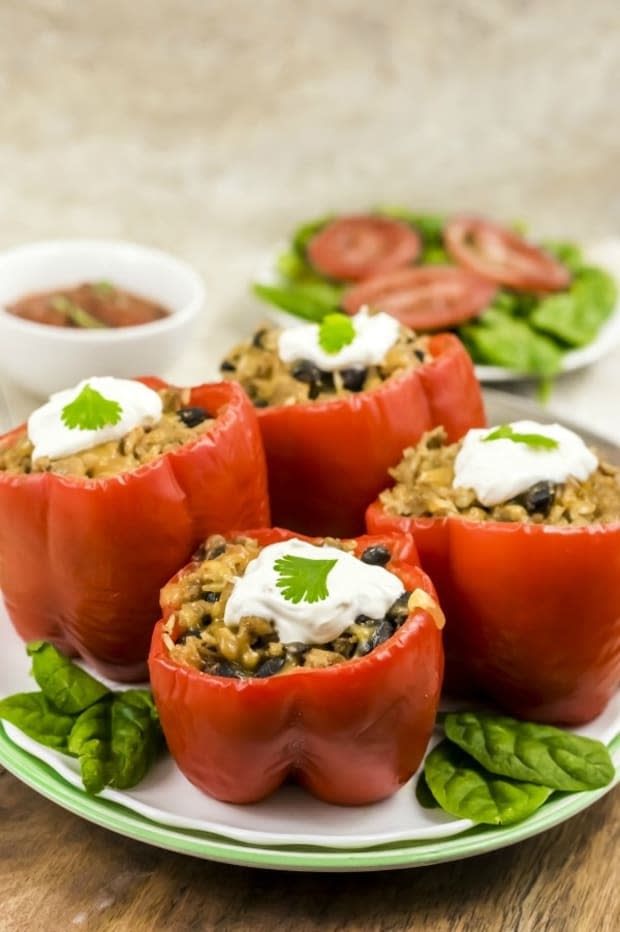 <p><a href="https://www.lifeissweeterbydesign.com/weight-watchers-slow-cooker-stuffed-peppers/" rel="nofollow noopener" target="_blank" data-ylk="slk:Life Is Sweeter By Design" class="link ">Life Is Sweeter By Design</a></p>