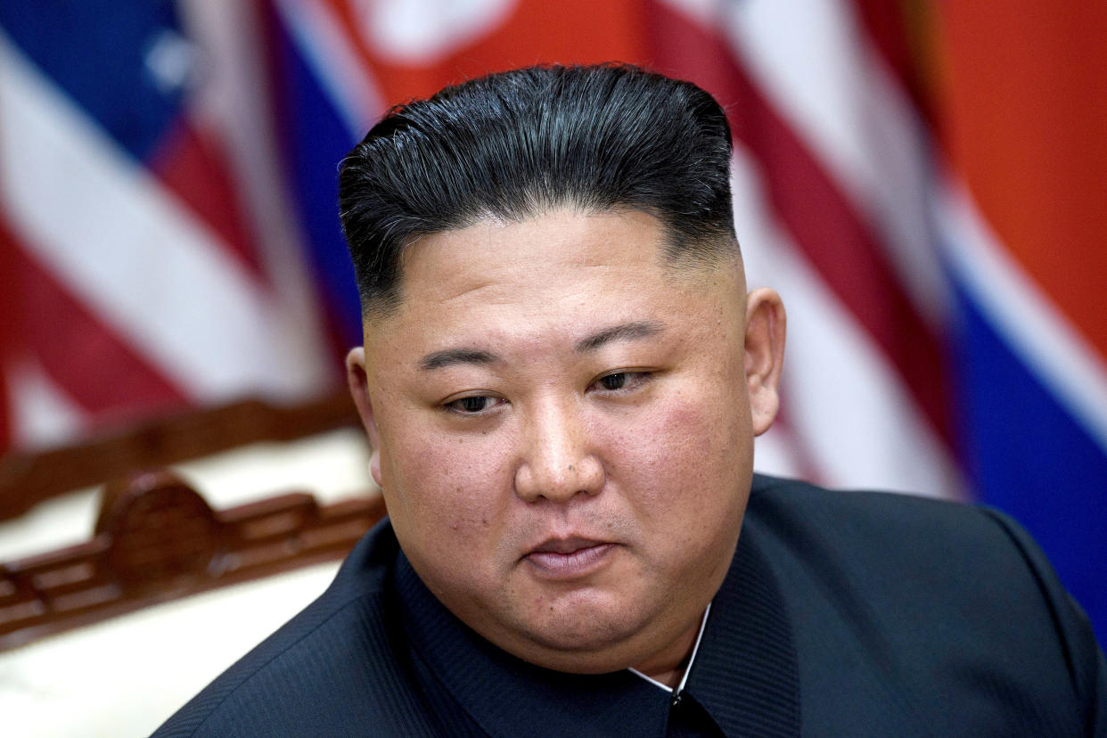 North Korea's leader Kim Jong Un in 2019. (Brendan Smialowski/AFP via Getty Images)