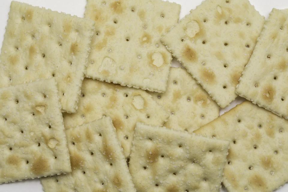 <p>Use crushed Saltines as a binding agent. "They break down extremely easily and would melt perfectly into meatballs or meatloaf," Xie said. Opt for Ritz when you want to add a sweeter flavor."Ritz works wonders on top of mac and cheese," she continued. "It's buttery and light but still gives you a little bit of crunchy texture."</p>