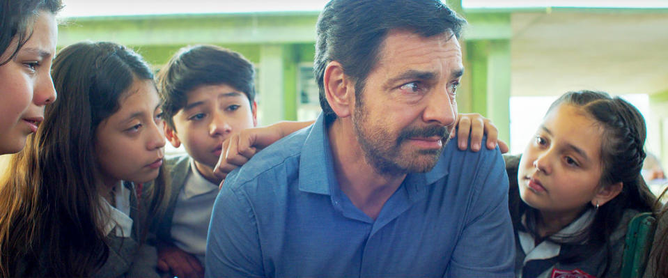 By showing how Mexican teacher Sergio Juárez Correa changed children's lives, Derbez said he hoped  movie viewers can see “how you can change the world with so little.