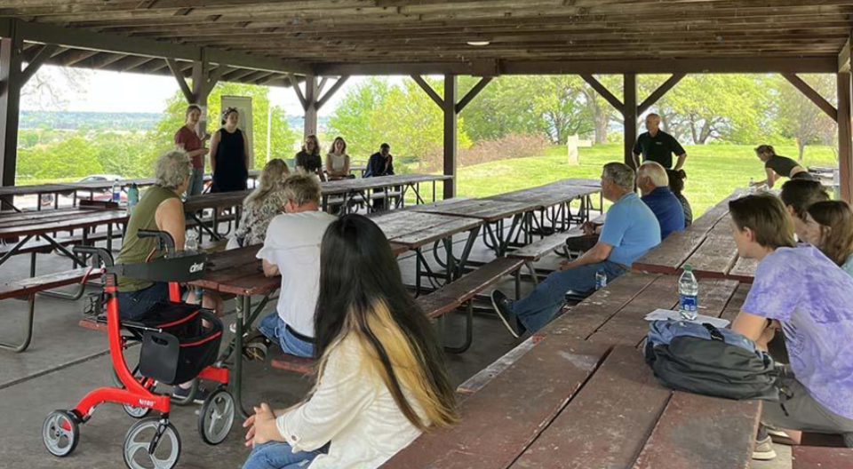 Augustana students host a community meeting about plans for Longview Park. They will present the master plan to the park board on Tuesday, May 21 at Rock Island Fitness & Activity Center.