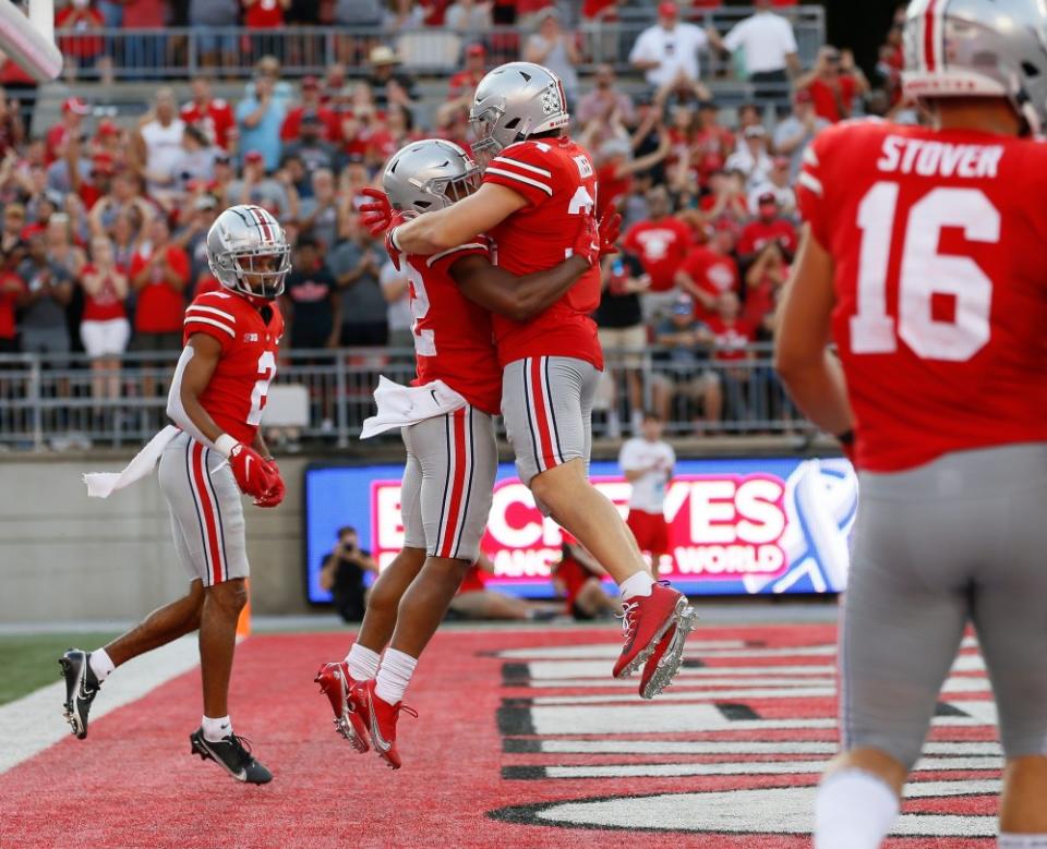 Ohio State football names ten "Champions" after the win against Tulsa