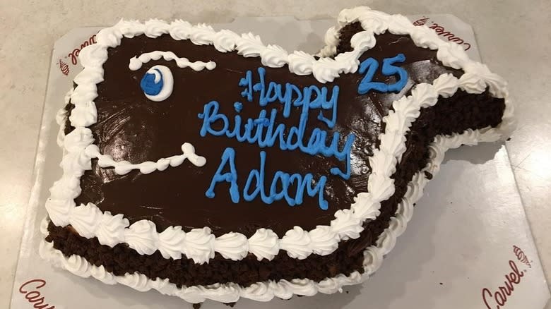 Carvel Fudgie the Whale Cake