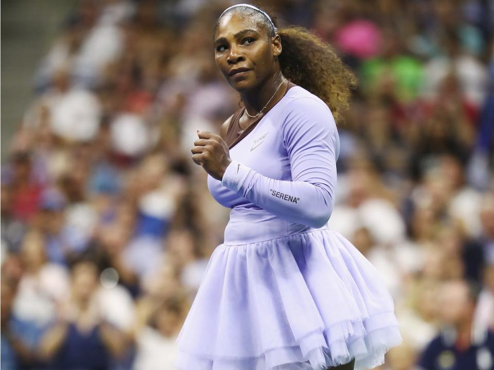 Serena Williams lavender tutu