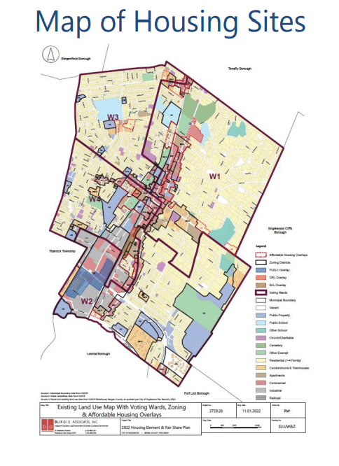 The affordable housing overlay zones as outlined in the plan.