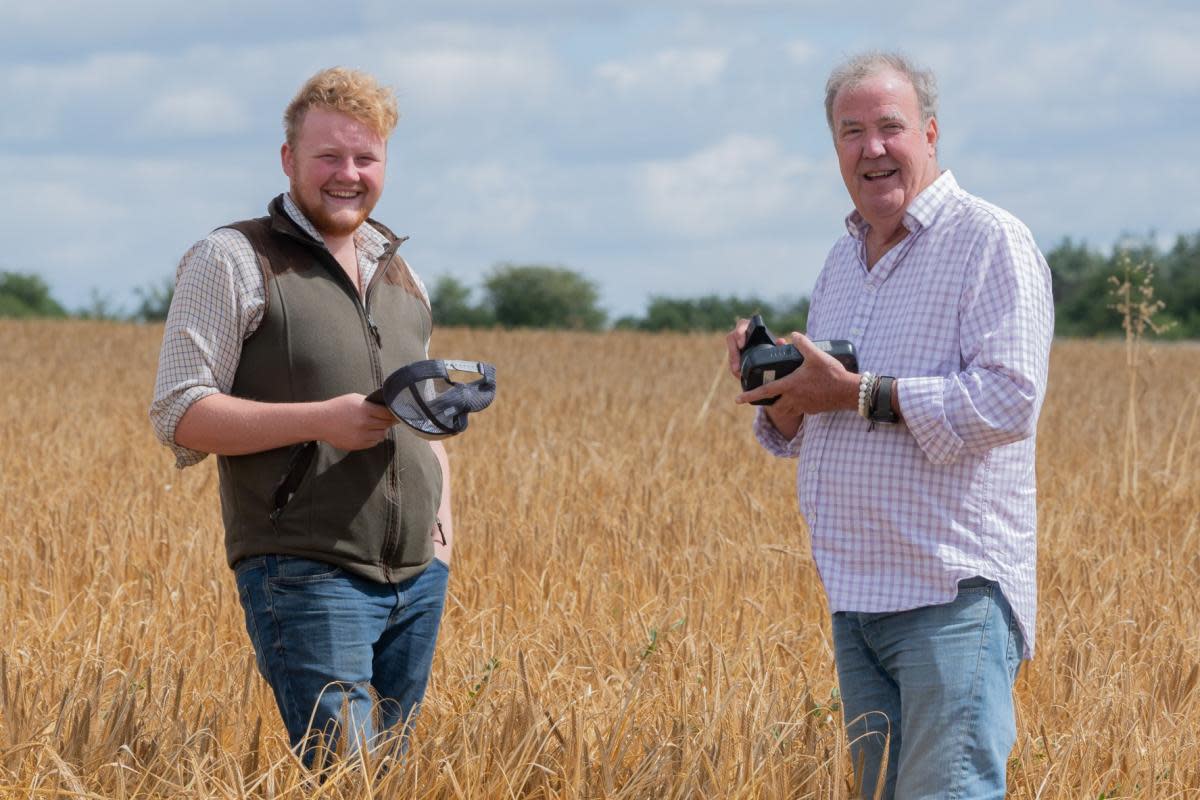 Kaleb Cooper and Jeremy Clarkson in season 3 <i>(Image: Amazon Prime)</i>