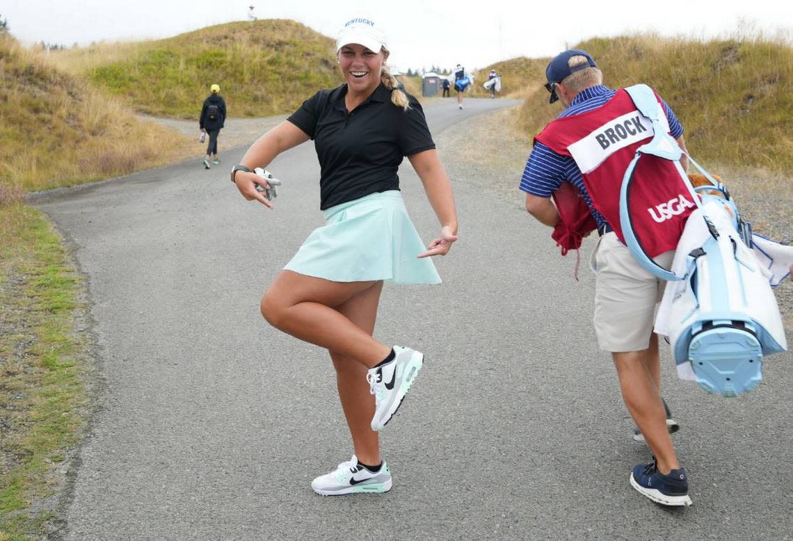 Jensen Castle entered match play as the No. 15 seed at the U.S. Women’s Amateur in University Place, Wash.