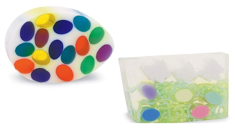 Festive soaps with fun scents are a fun Easter basket addition.