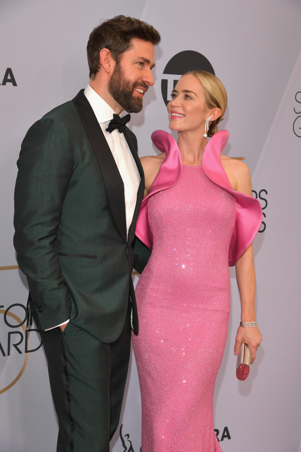 Junto a su esposo John Krasinski. Getty Editorial