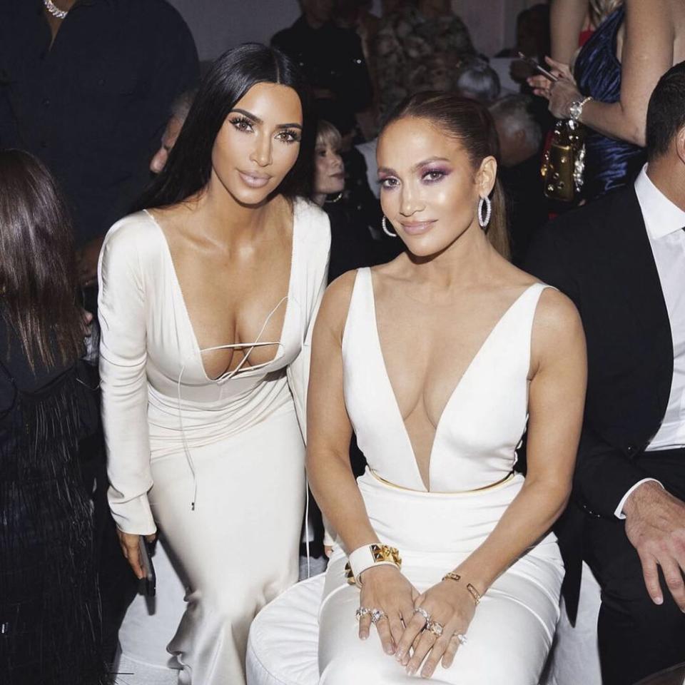 Kim Kardashian West (left) and Jennifer Lopez | Kim Kardashian West/Instagram