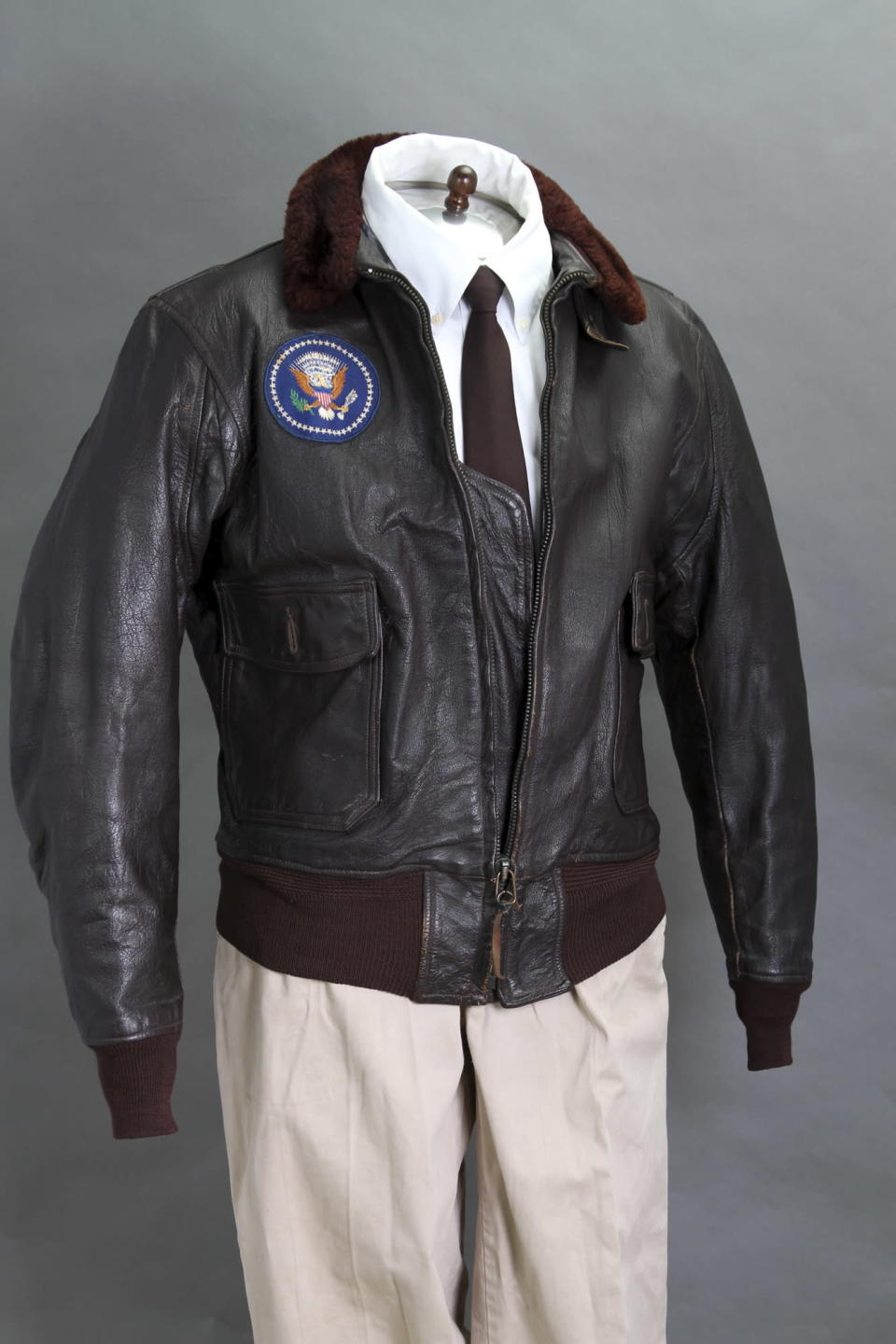 JFK's Air Force One Bomber Jacket sold at auction