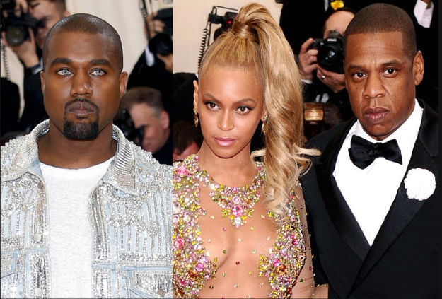 Kanye West vs. Beyoncé and Jay Z