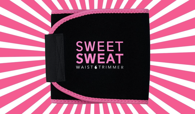 Sweet Sweat waist trimmer is on sale at