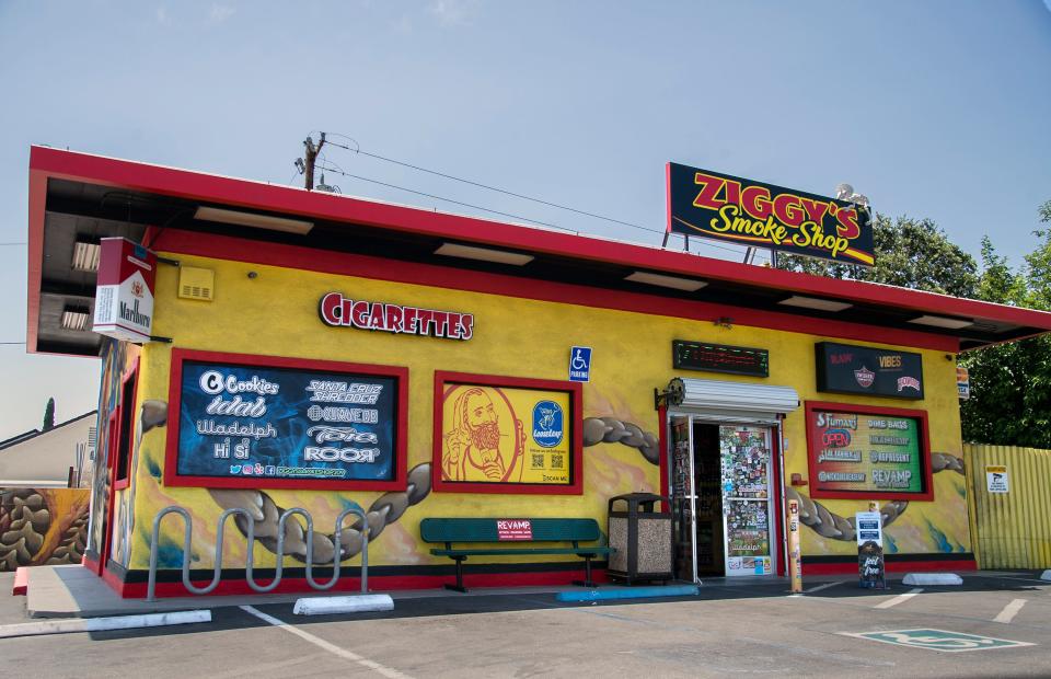 209 Ziggy's Smoke Shop is located at 1235 E. Alpine Avenue in Stockton on June 22, 2023.