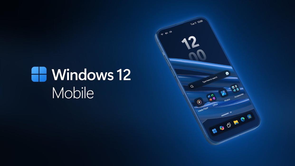  Windows 12 Mobile Concept. 