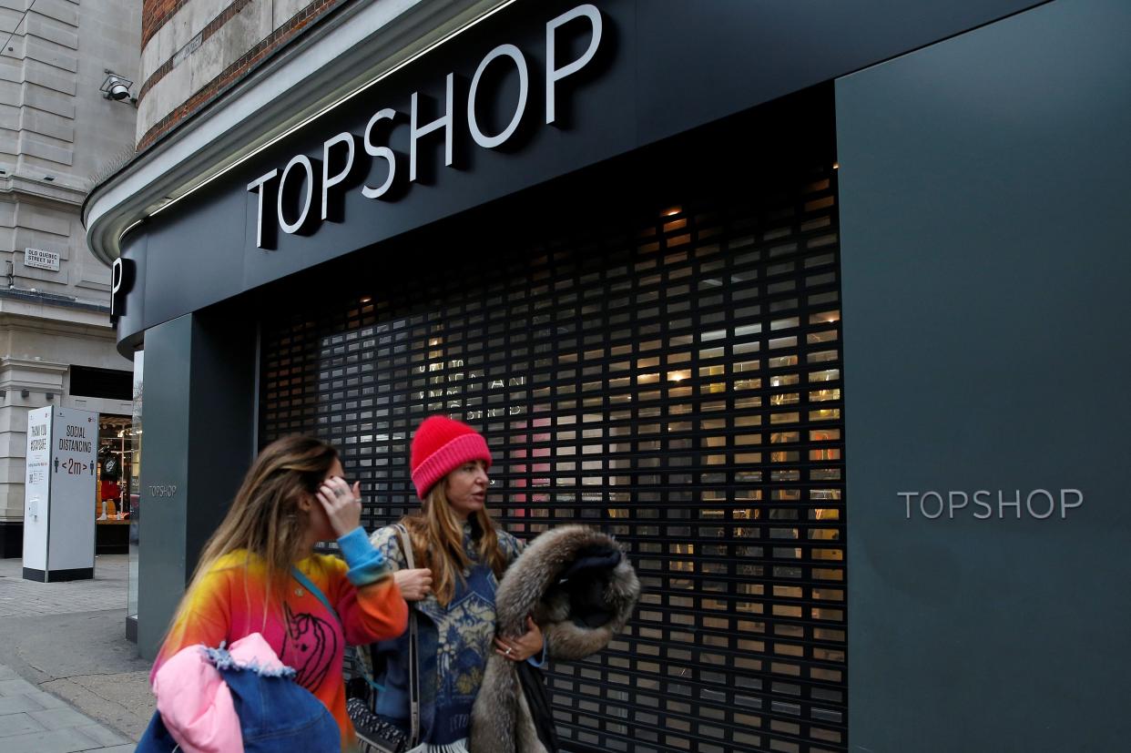 Topshop’s owner Arcadia Group has collapsed into administration (AFP via Getty Images)