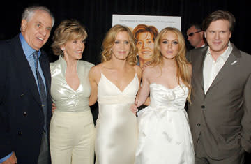 Garry Marshall , director, Jane Fonda , Felicity Huffman , Lindsay Lohan and Cary Elwes at the New York premiere of Universal Pictures' Georgia Rule