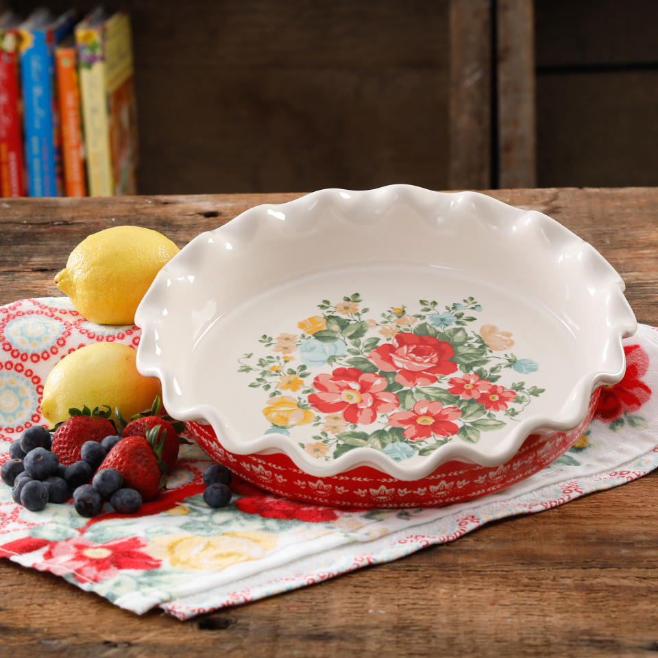 Vintage Floral 9" Pie Plate