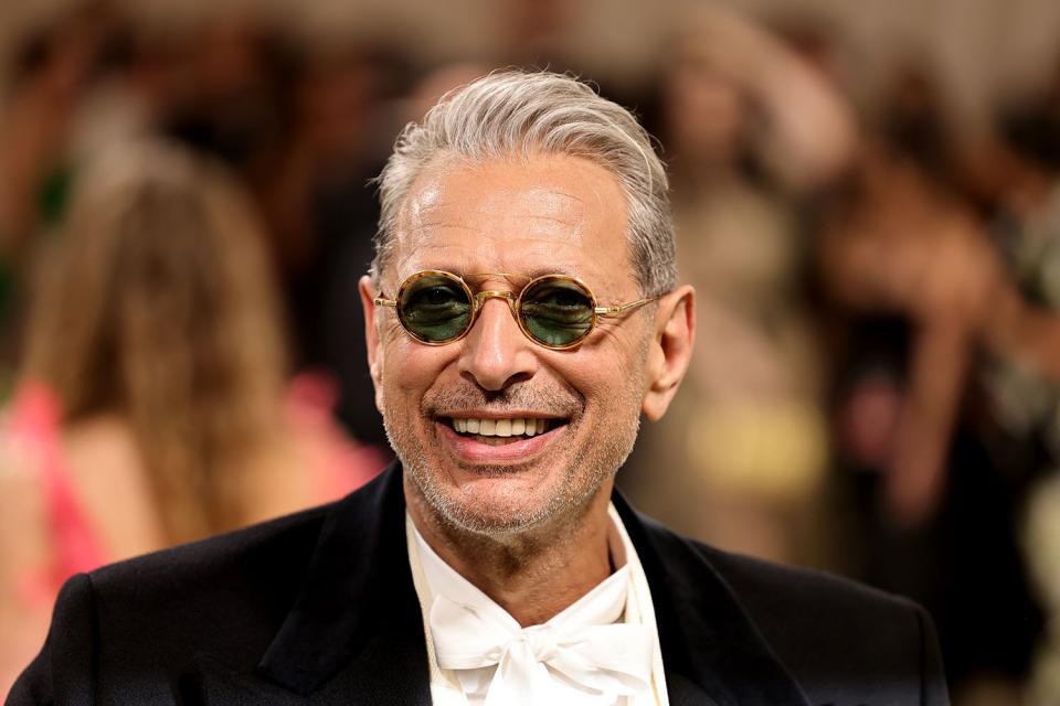<p>Theo Wargo/getty</p> Jeff Goldblum attends the 2024 Met Gala at the Metropolitan Museum of Art in New York City on May 6, 2024