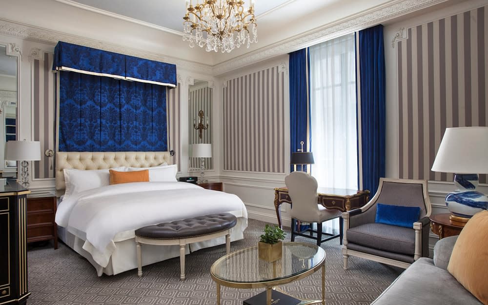 The St. Regis New York aims to offer the best service and amenities, with each visitor receiving first-class treatment.