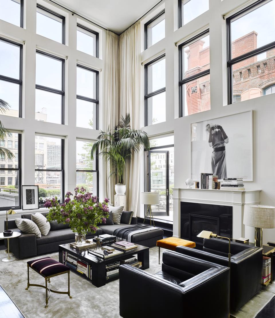 Brian Atwood Embraces the Downtown Drama of His SoHo Duplex