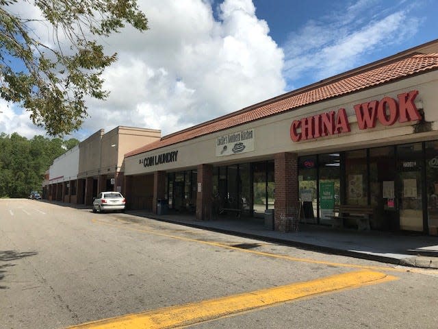 The east Gainesville plaza where a Bravo community grocery store was proposed.