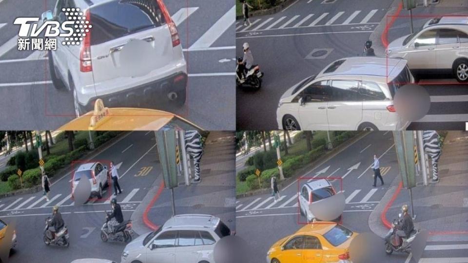 台灣仍有許多駕駛人不禮讓行人通過。（圖／TVBS資料畫面）