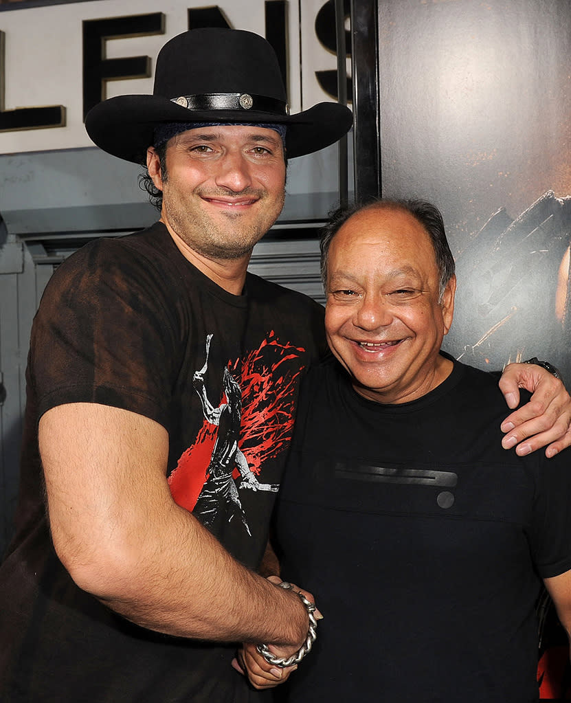 Machete LA Premiere 2010 Robert Rodriguez Cheech Marin