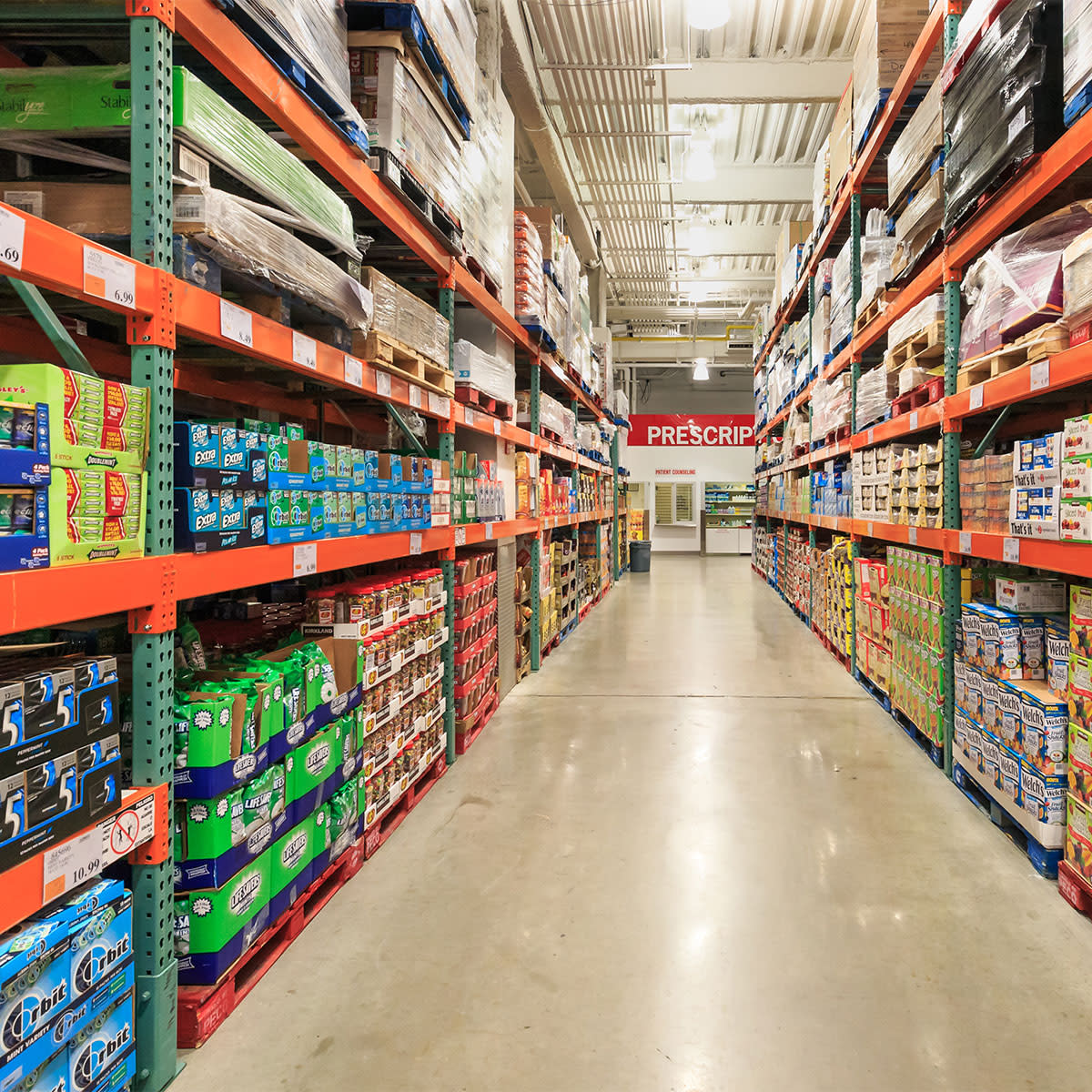 costco interior aisle