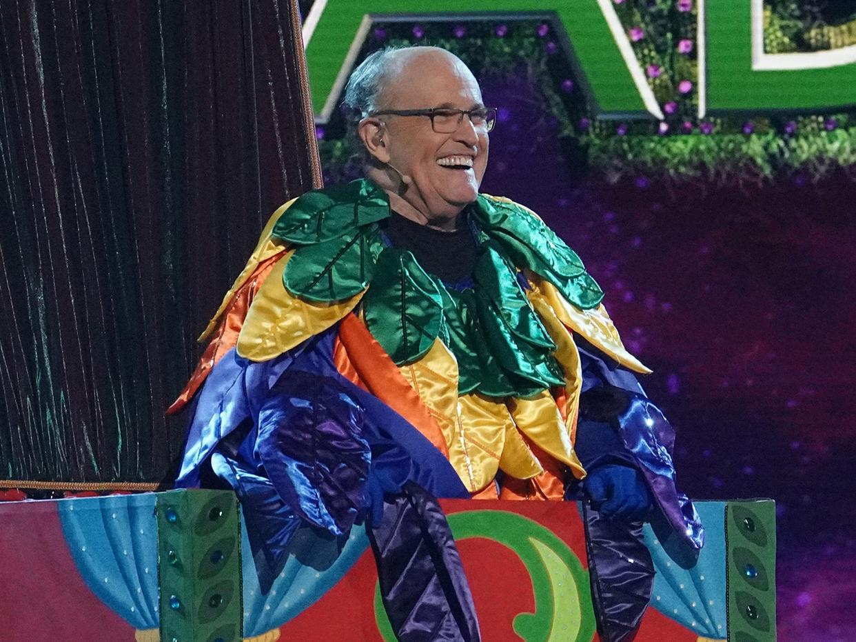 Rudy Giuliani on Fox's "The Masked Singer."