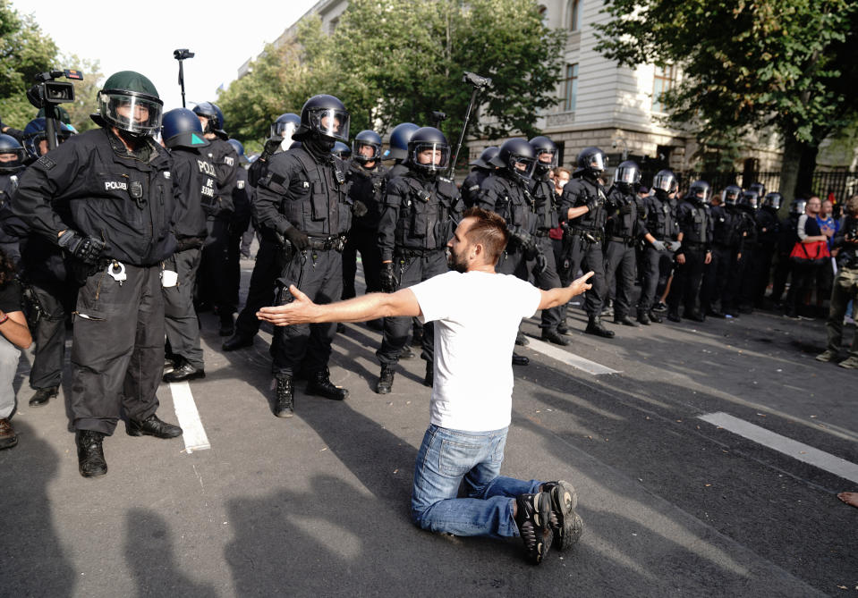 Protest against Corona measures Berlin