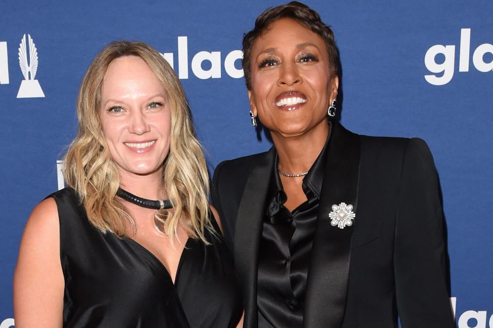 Robin Roberts and Amber Laign