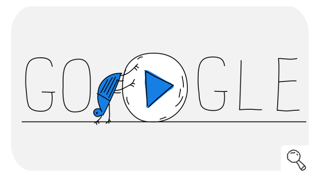 Google Doodle celebrates Day 14 of Winter Olympic Games featuring Squirrel  playing ice hockey