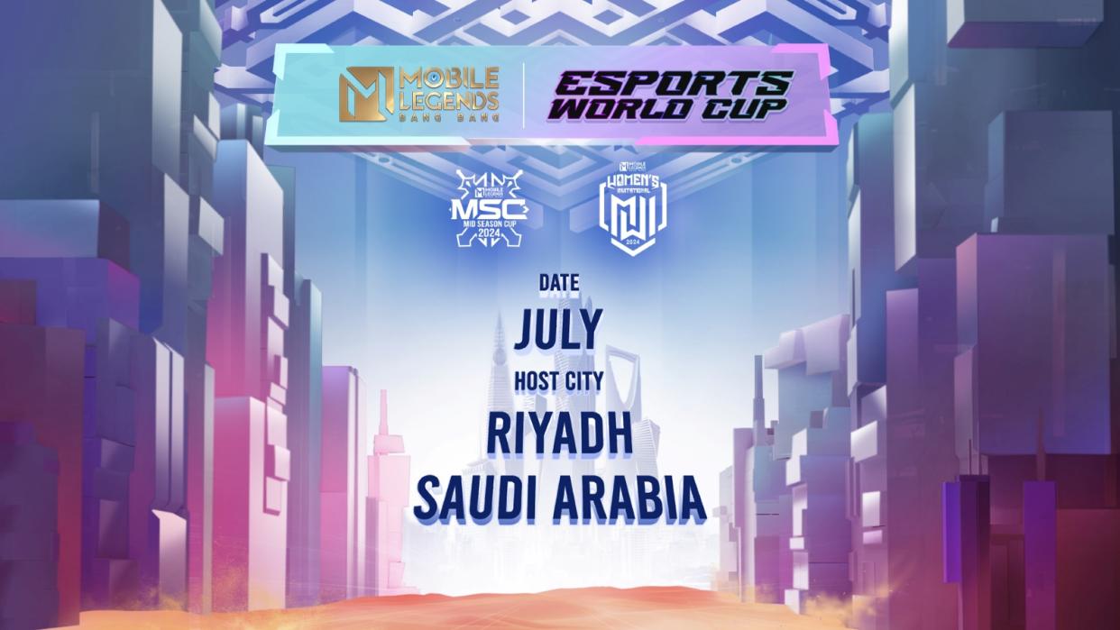 The Mobile Legends: Bang Bang Southeast Asia Cup has been rebranded into the Mid Season Cup and will be hosted at Riyadh, Saudi Arabia in July as part of the Esports World Cup. (Photo: MOONTON Games)