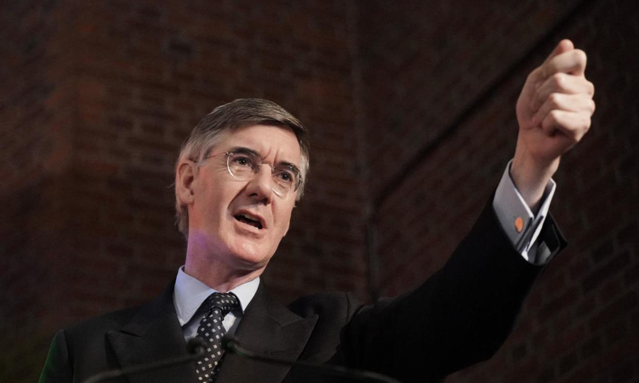 <span>Sir Jacob Rees-Mogg (pictured in February 2024): ‘The Cardiff University security team was exemplary in allowing a lawful protest while keeping everyone safe.’</span><span>Photograph: Victoria Jones/PA</span>