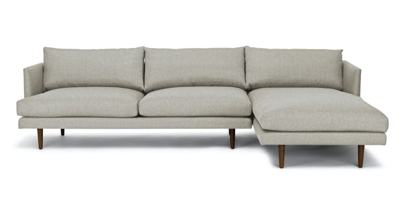 Burrad Sectional, Seasalt Gray