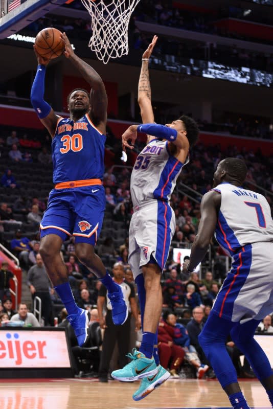 NBA: New York Knicks at Detroit Pistons