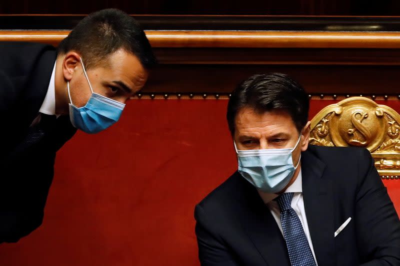 Italian PM Conte faces vote of confidence in upper Chamber