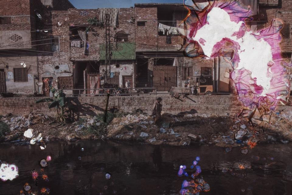 A wastewater canal in Lahore, Pakistan (Nad É Ali/Save the Children)