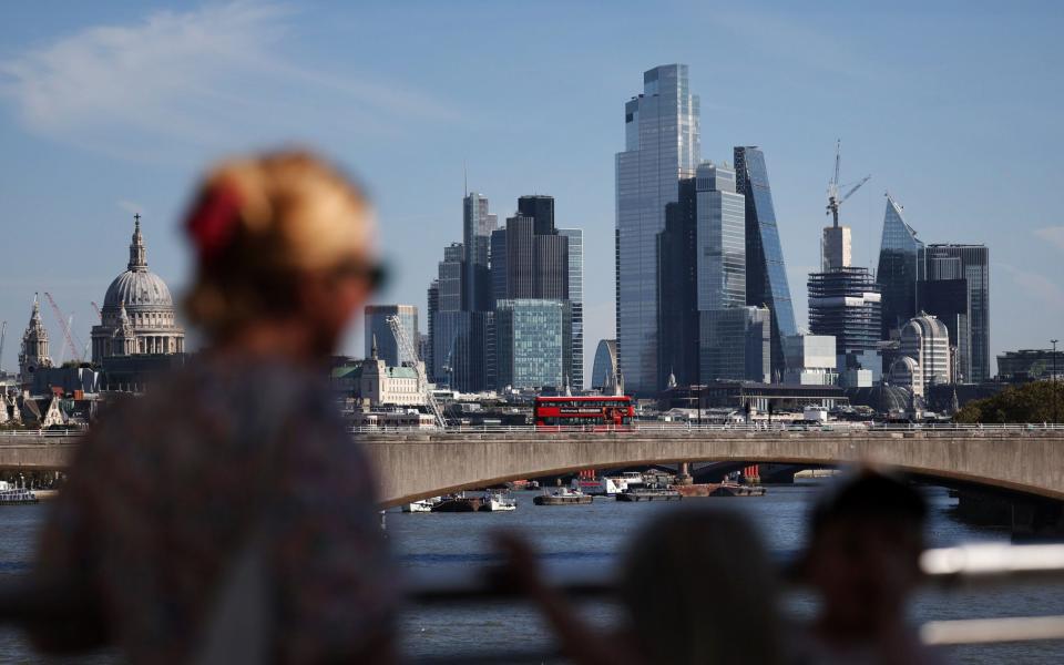 Britain's services sector has performed better than businesses in France and Germany