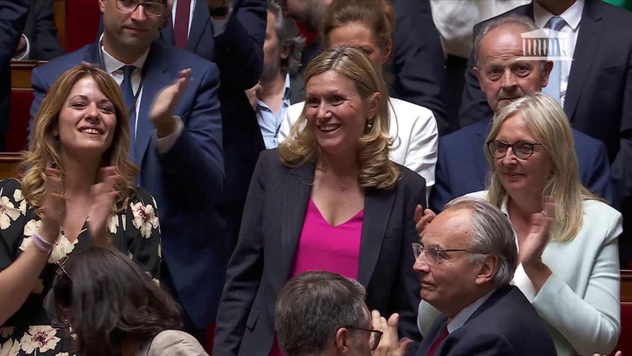 Yaël Braun-Pivet à l'Assemblée nationale le 28 juin 2022. - Capture d'écran BFMTV