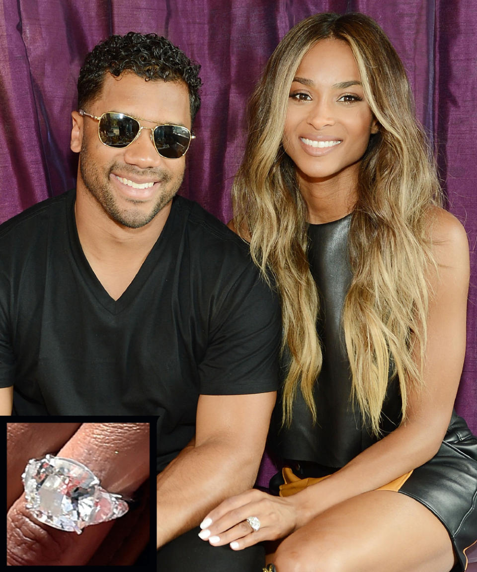 Ciara and Russell Wilson