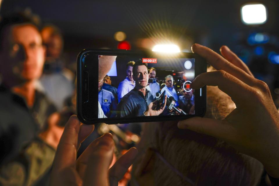 Milwaukee Brewers' manager Craig Counsell answers questions at a promotional event Wednesday, Jan. 18, 2023, in Milwaukee. (AP Photo/Morry Gash)