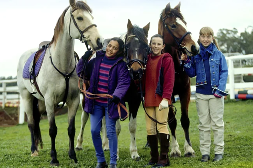 The Saddle Club trio.