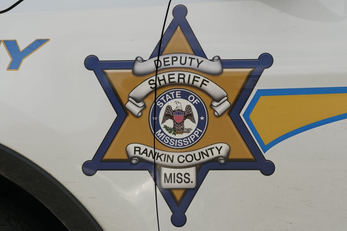 A Rankin County Sheriff’s Deputy badge logo is displayed on one of their vehicles in Brandon, Miss., on March 3, 2023. (AP Photo/Rogelio V. Solis, File)