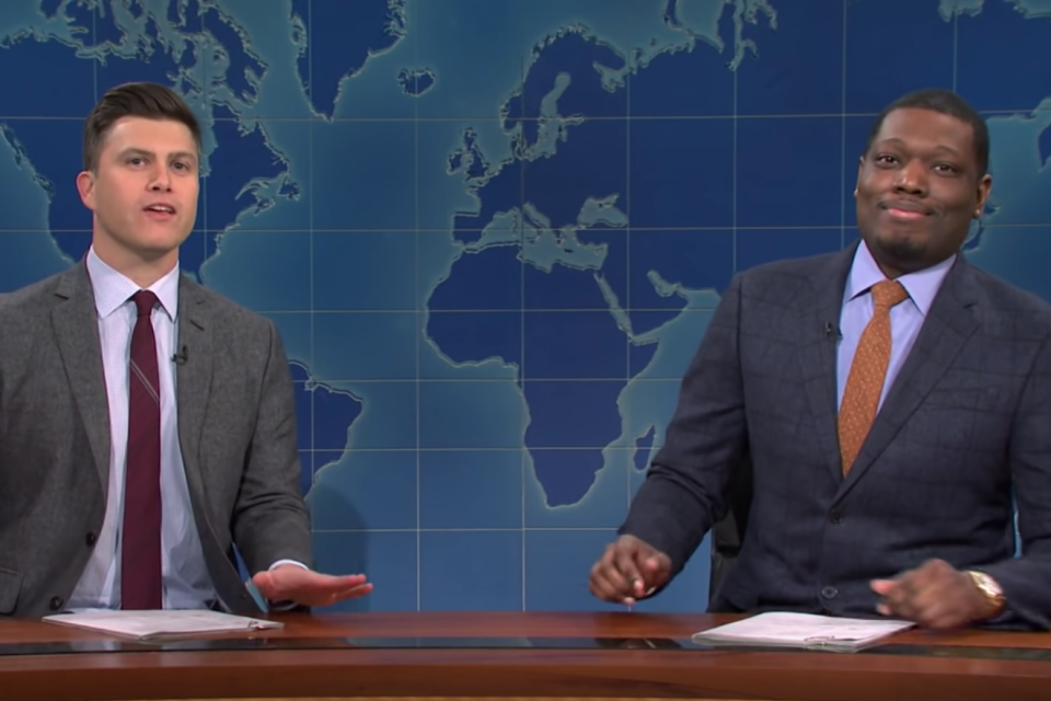 Colin Jost and Michael Che on 'Weekend Update': YouTube / Saturday Night Live