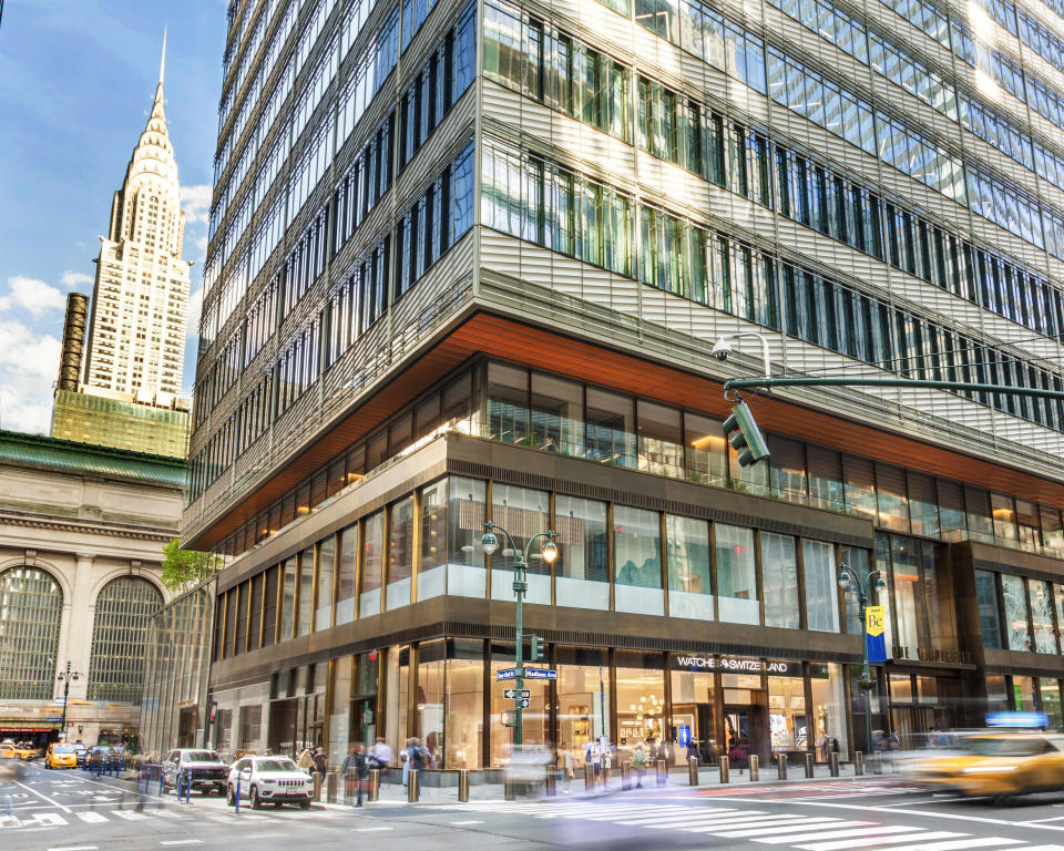 Watches of Switzerland Multi-Brand showroom at One Vanderbilt.