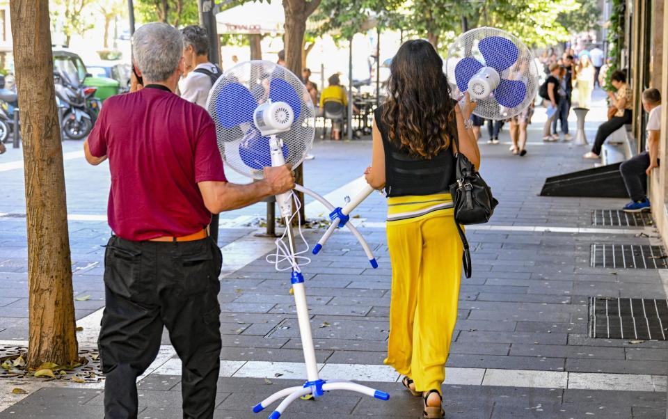 Residents of southern Europe will be the first to suffer the rising temperatures