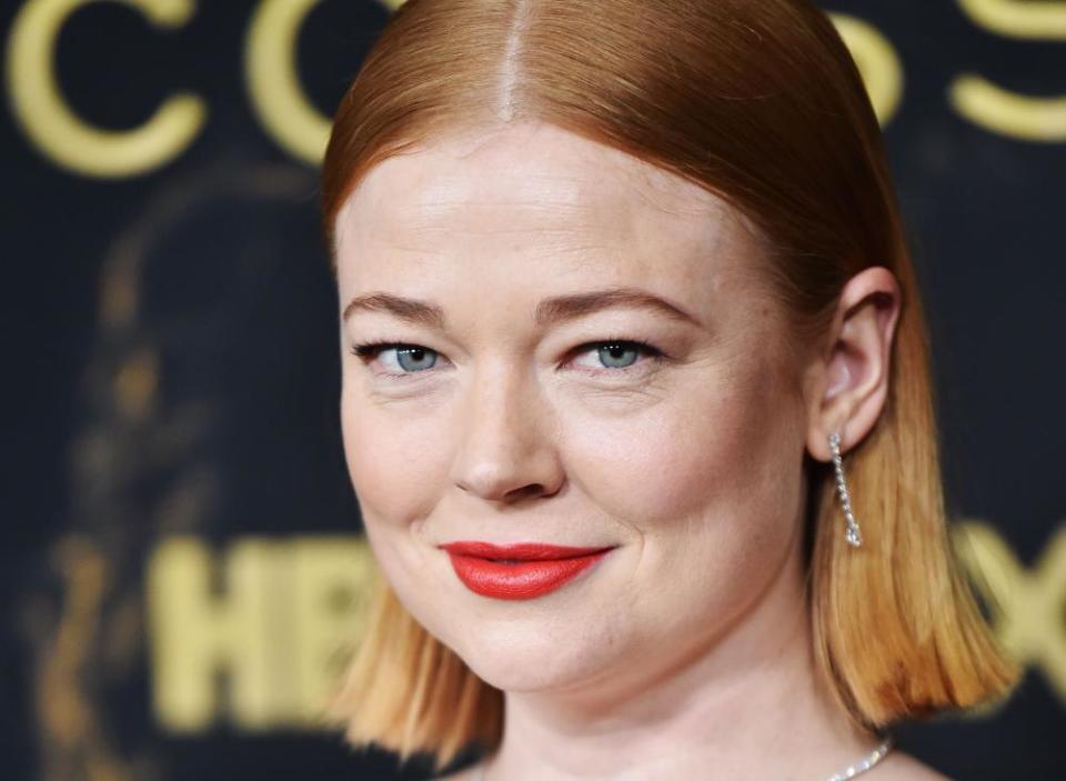 Succession’s Sarah Snook, who has received an Emmy nomination.