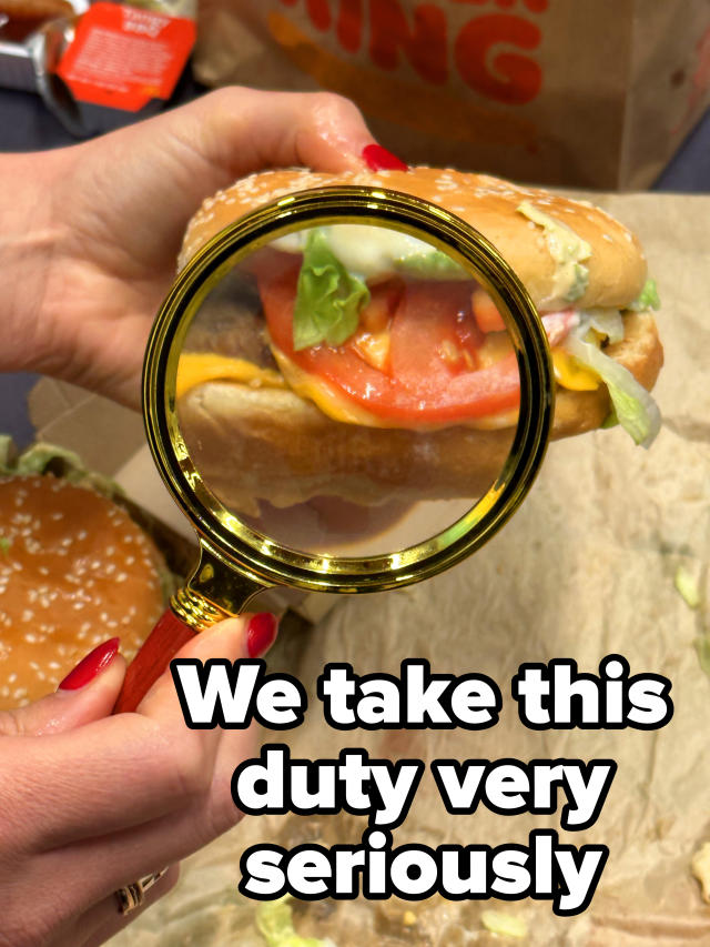 This burger is so big we couldn't fit it on one slide (via